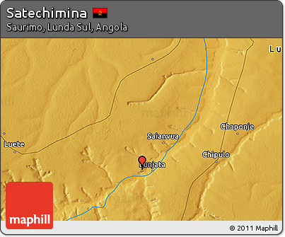 Physical 3D Map of Satechimina