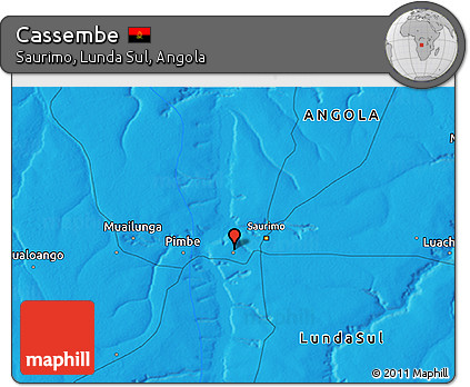 Political 3D Map of Cassembe