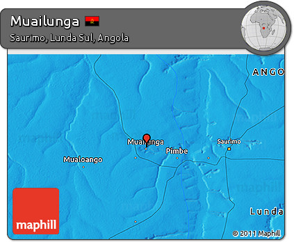 Political 3D Map of Muailunga