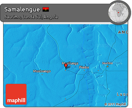 Political 3D Map of Samalengue
