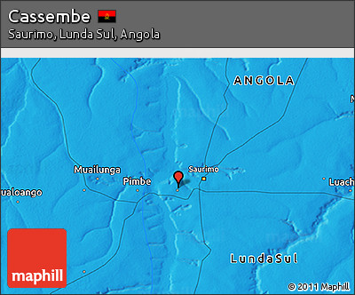 Political 3D Map of Cassembe