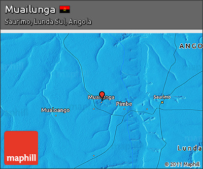 Political 3D Map of Muailunga