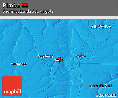 Political 3D Map of Pimbe