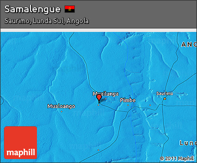 Political 3D Map of Samalengue