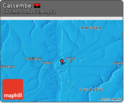 Political 3D Map of Cassembe
