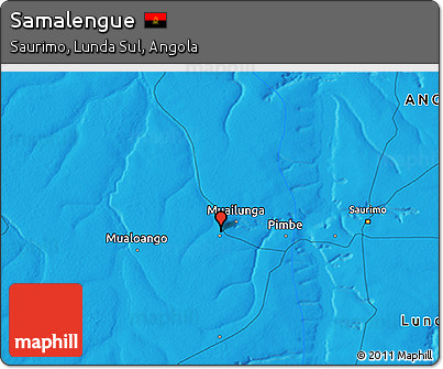 Political 3D Map of Samalengue