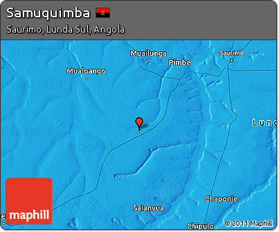 Political 3D Map of Samuquimba
