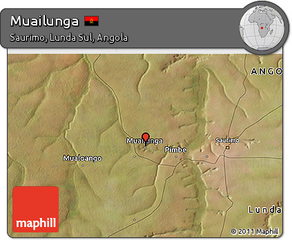 Satellite 3D Map of Muailunga