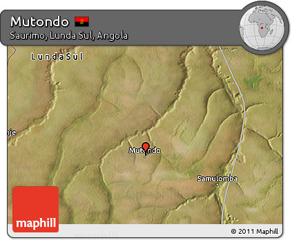 Satellite 3D Map of Mutondo