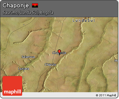 Satellite 3D Map of Chaponje