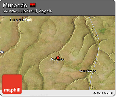 Satellite 3D Map of Mutondo