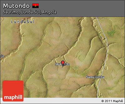 Satellite 3D Map of Mutondo