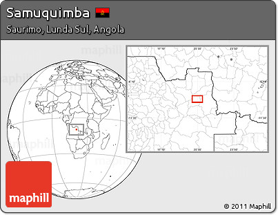 Blank Location Map of Samuquimba