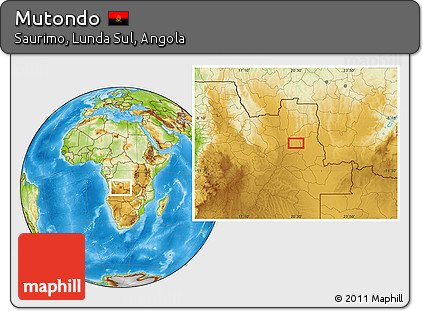 Physical Location Map of Mutondo