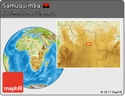 Physical Location Map of Samuquimba