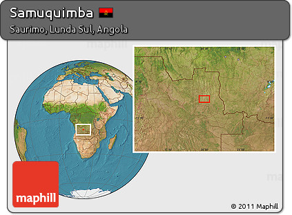 Satellite Location Map of Samuquimba