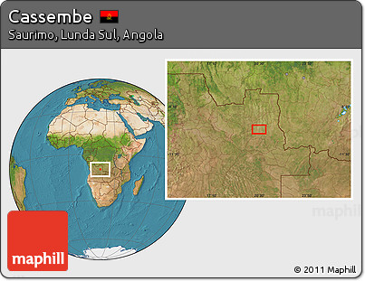 Satellite Location Map of Cassembe