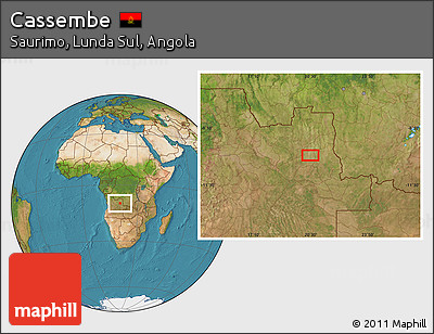 Satellite Location Map of Cassembe