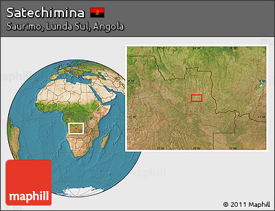 Satellite Location Map of Satechimina