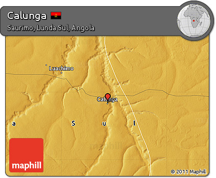 Physical Map of Calunga