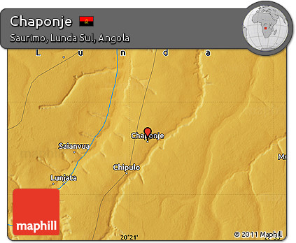 Physical Map of Chaponje