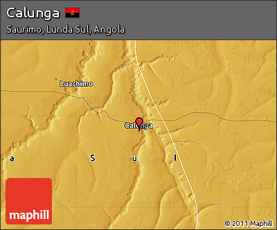 Physical Map of Calunga