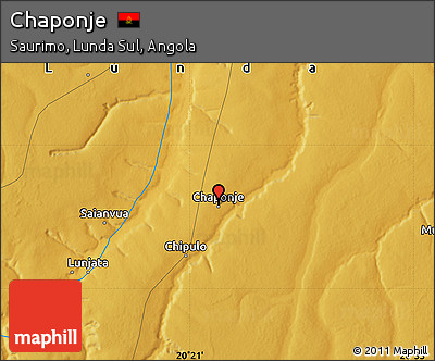 Physical Map of Chaponje