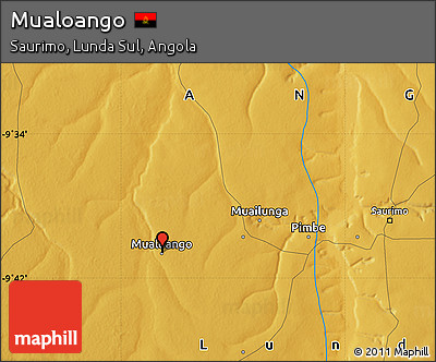 Physical Map of Mualoango