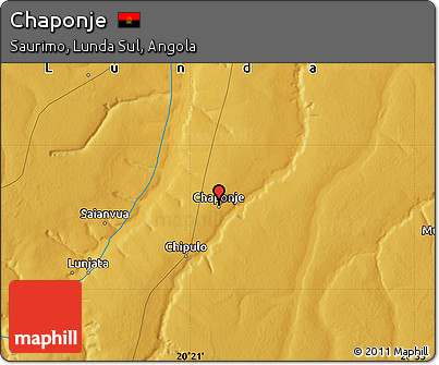 Physical Map of Chaponje