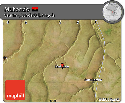 Satellite Map of Mutondo
