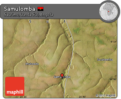 Satellite Map of Samulomba