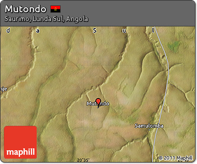 Satellite Map of Mutondo