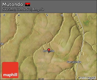 Satellite Map of Mutondo