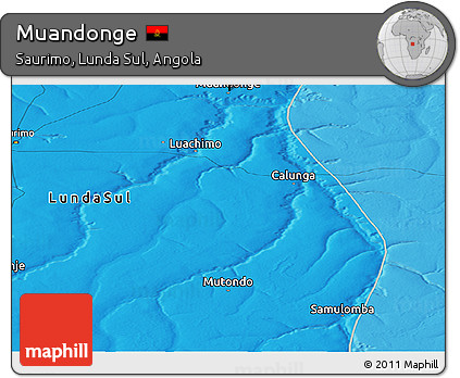 Political Panoramic Map of Muandonge