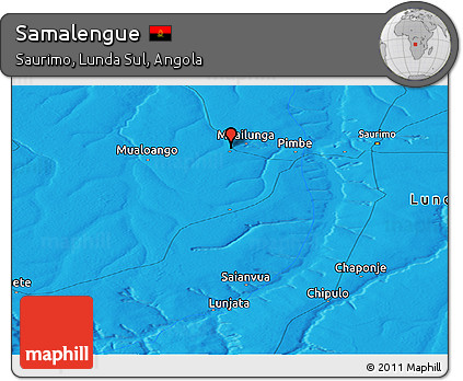 Political Panoramic Map of Samalengue