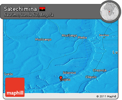 Political Panoramic Map of Satechimina