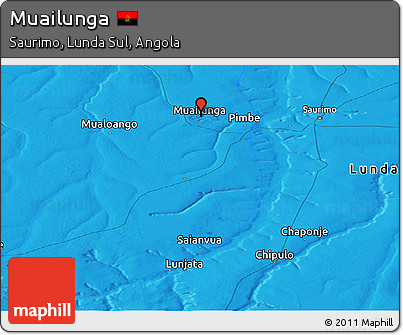 Political Panoramic Map of Muailunga