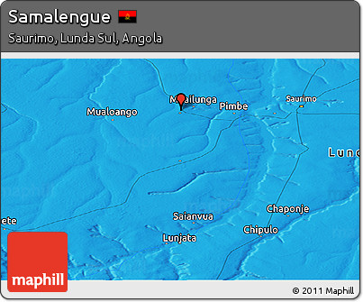 Political Panoramic Map of Samalengue