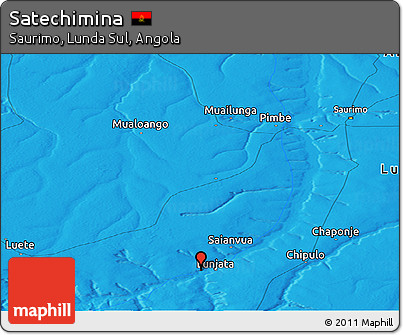 Political Panoramic Map of Satechimina