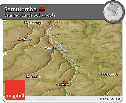 Satellite Panoramic Map of Samulomba