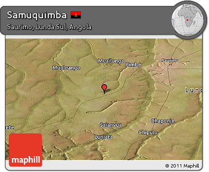 Satellite Panoramic Map of Samuquimba