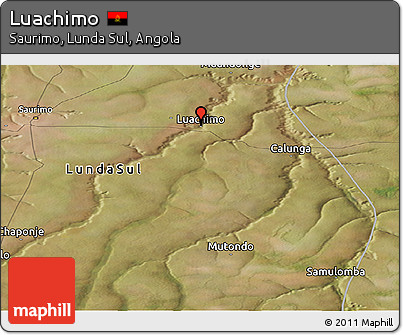 Satellite Panoramic Map of Luachimo