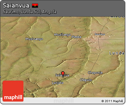 Satellite Panoramic Map of Saianvua