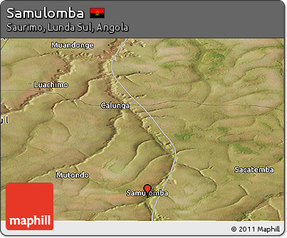 Satellite Panoramic Map of Samulomba