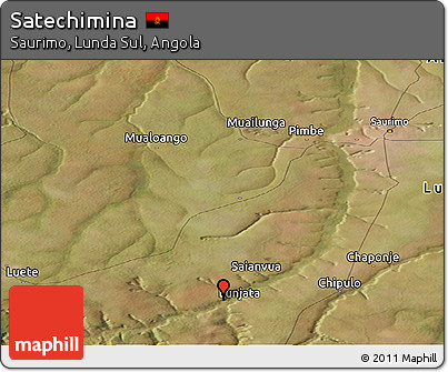 Satellite Panoramic Map of Satechimina