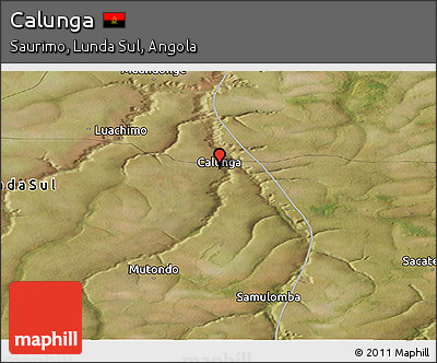 Satellite Panoramic Map of Calunga