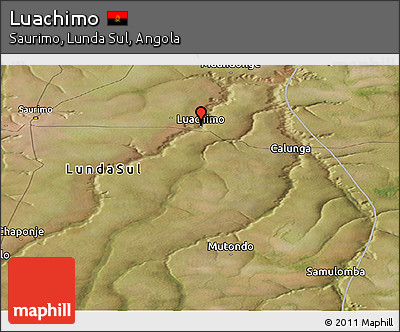 Satellite Panoramic Map of Luachimo