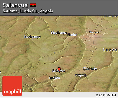 Satellite Panoramic Map of Saianvua