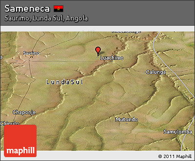 Satellite Panoramic Map of Sameneca