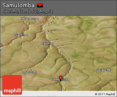 Satellite Panoramic Map of Samulomba
